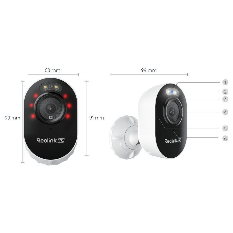 Reolink Lumus Pro izmēri