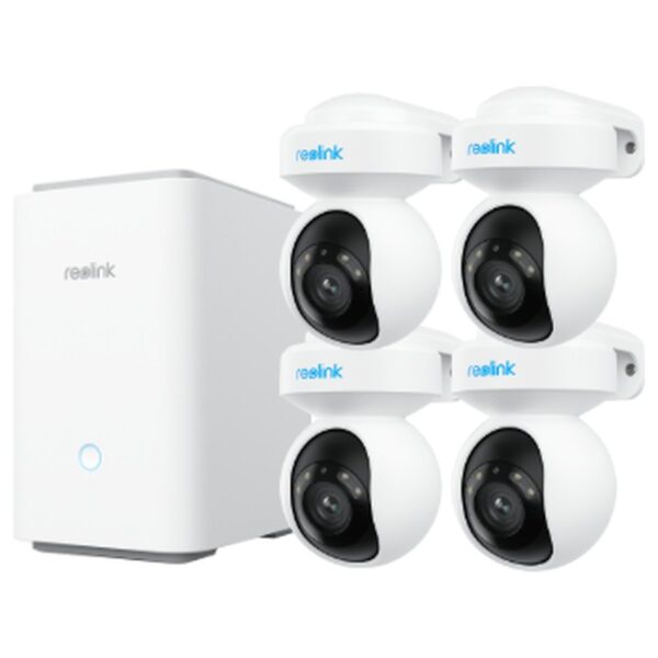 Reolink Home Hub Pro komplekts: 4 × E1 Outdoor Pro + Home Hub Pro, 8 MP