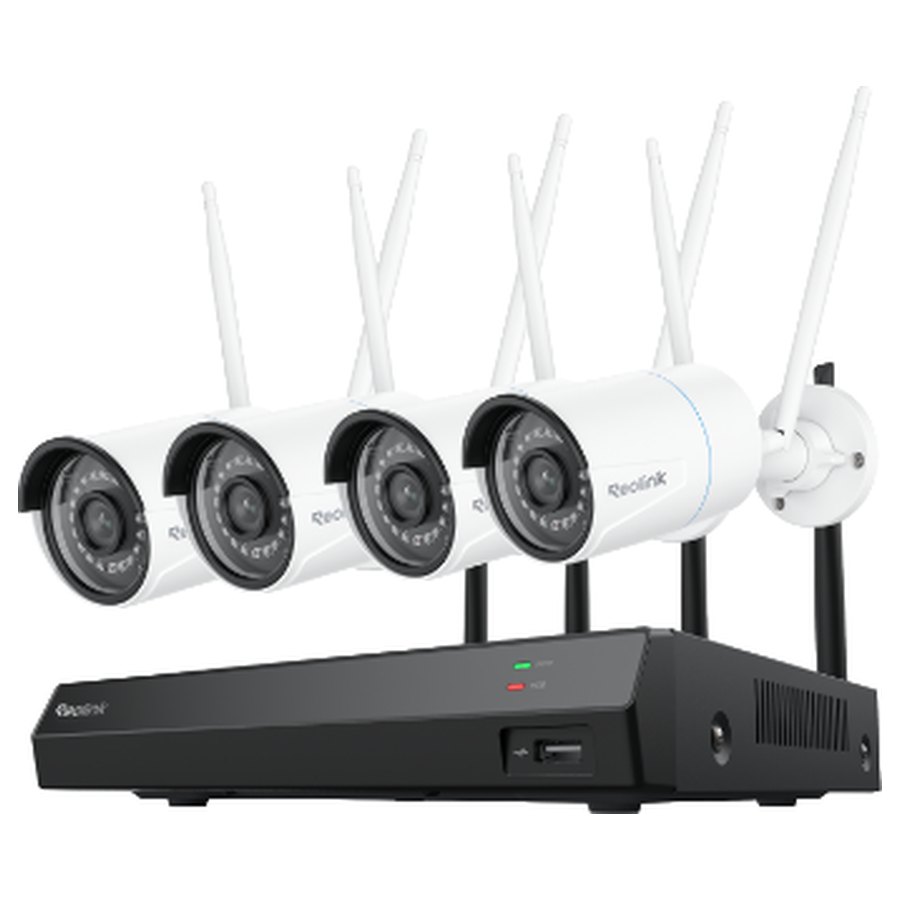 Reolink RLK12-500WB4 WiFi novērošanas komplekts: ierakstītājs + 4 kameras, 5 MP