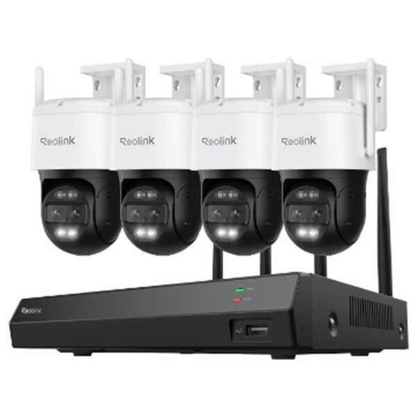 Reolink RLK12-800WTM4 WiFi novērošanas komplekts: ierakstītājs + 4 TrackMix kameras, 4K