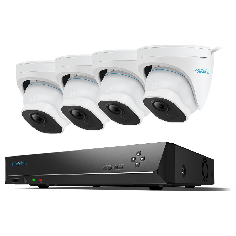 Reolink RLK8-820D4-A novērošanas komplekts, balts, ar 2 TB cieto disku