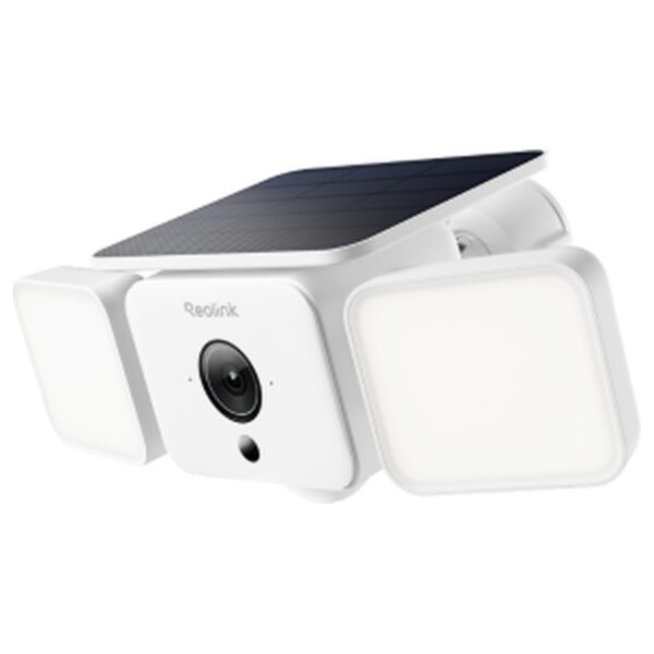 Reolink Solar Floodlight Cam WiFi novērošanas kamera ar saules paneli un prožektoru, 4 MP