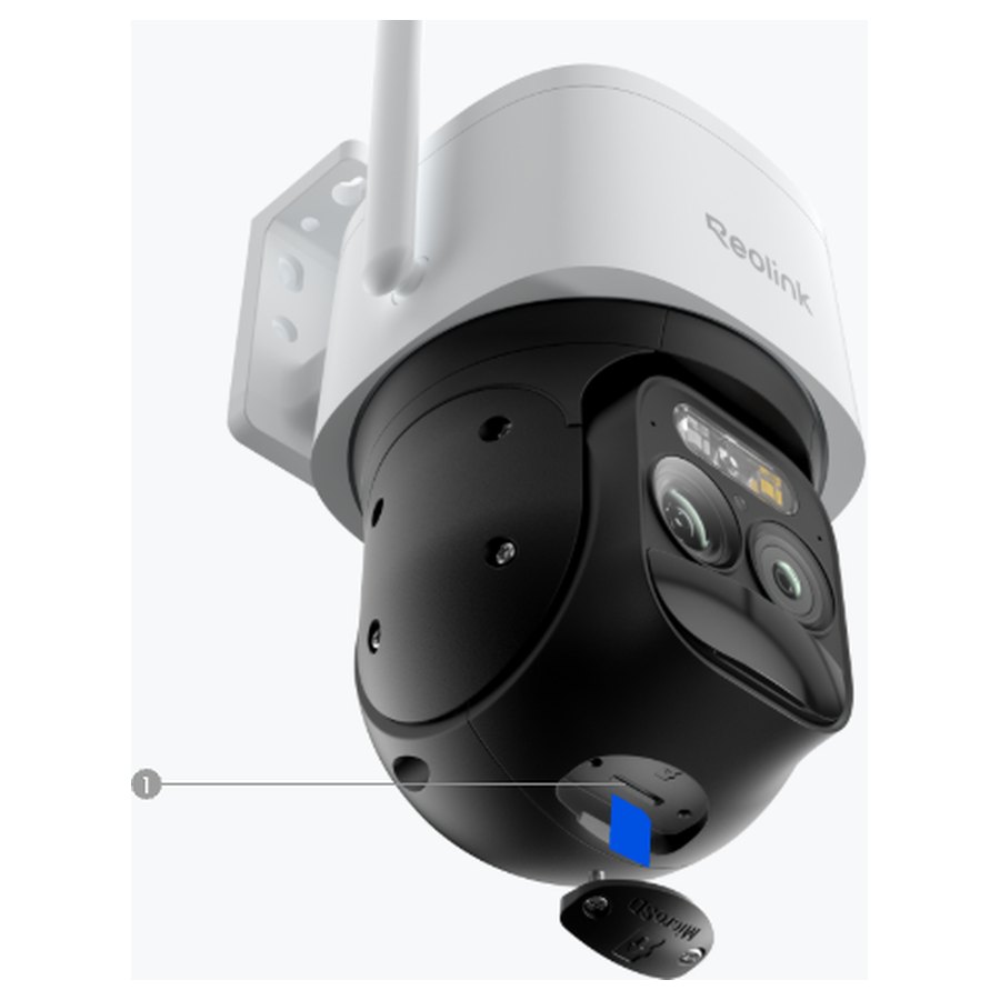 Reolink TrackMix LTE Plus 2 4G novērošanas kamera ar saules paneli un akumulatoru bloku, 4 MP