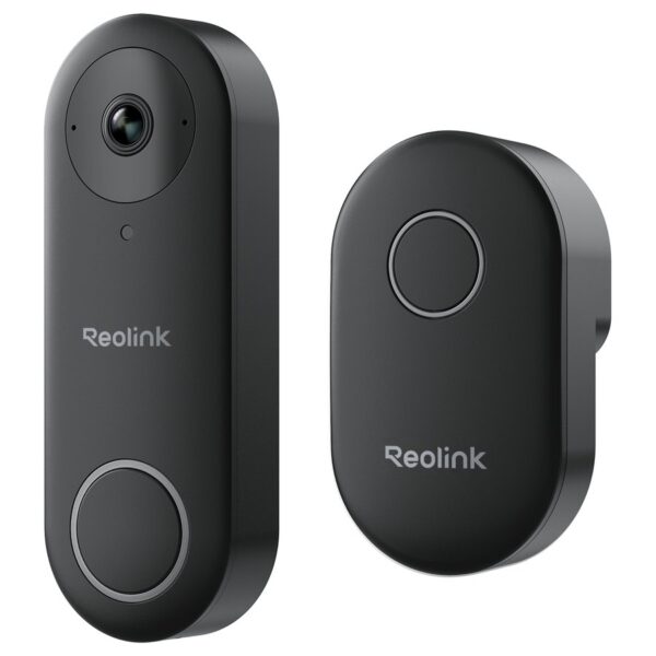 Reolink Video Doorbell PoE video durvju zvans, melns