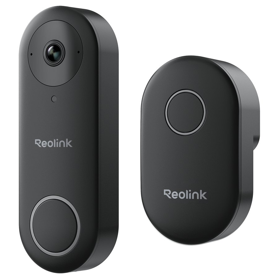 Reolink Video Doorbell WiFi video durvju zvans, melns