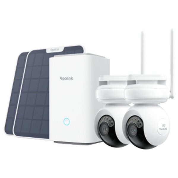 Reolink Home Hub komplekts: 2 × Altas PT Ultra + Home Hub, balts