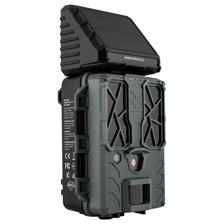SPYPOINT FORCE-PRO-S 2.0 meža kamera ar saules paneli